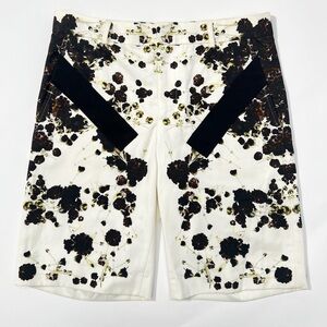 GIVENCHY  BABY'S BREATH FLORAL PRINTED SHORTS